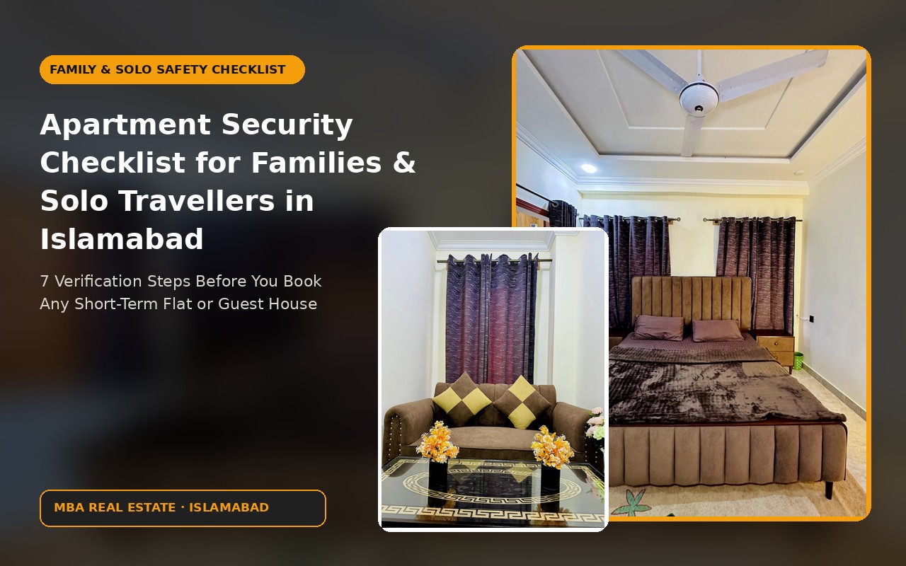 Apartment Security Checklist for Families & Solo Travellers in Islamabad