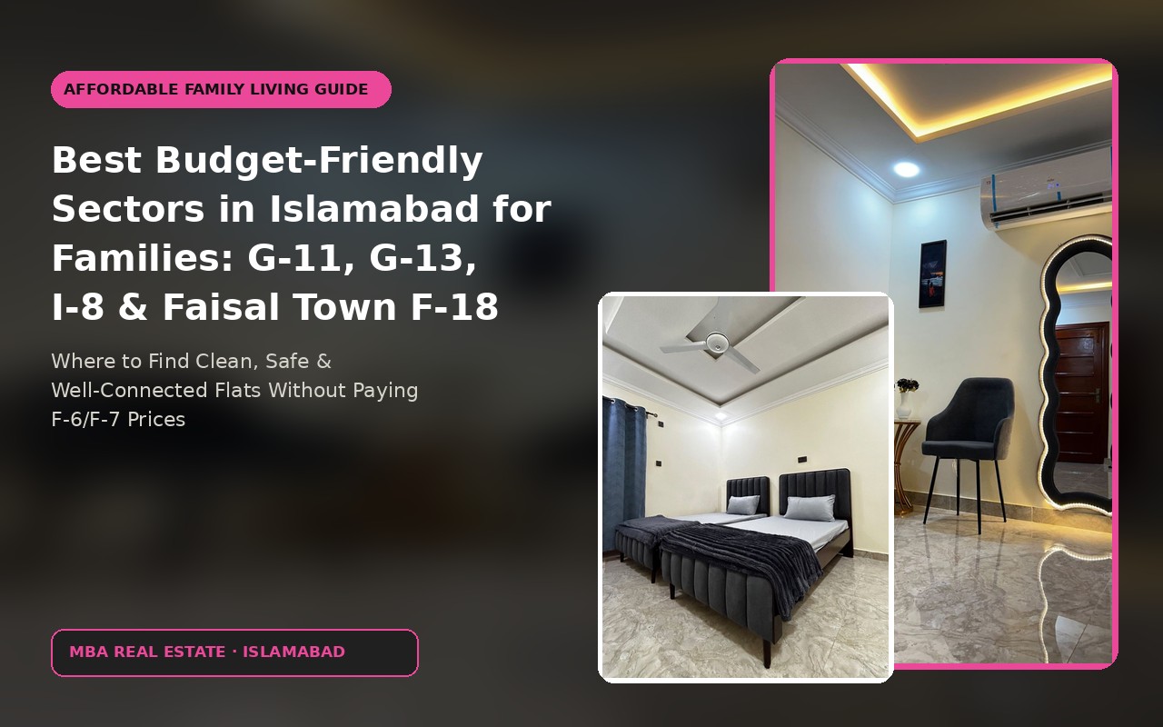 Best Budget-Friendly Sectors in Islamabad for Families: G-11, G-13, I-8 & Faisal Town F-18